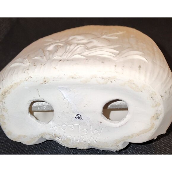 New Old Stock Vintage Groovy Retro Kitsch Ceramic Mushroom Napkin Mail Holder Ne - Picture 3 of 10